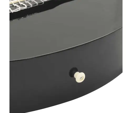 Western Klassikaline Kitarr Ekvalaiseriga 6 Keelega, Must