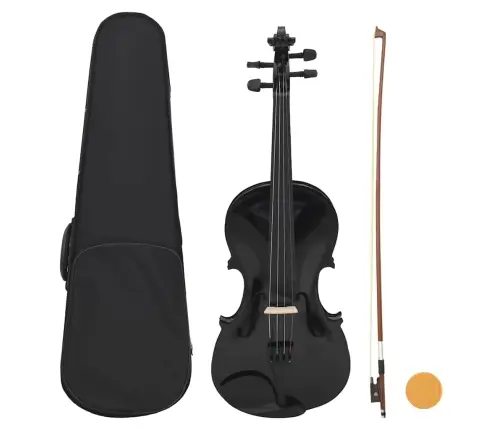 Viiuli Komplekt Poogna Ja Lõuatoega, Must 4/4