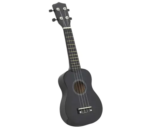Soprāna Bērnu Ukulele Ar Somu, Melna, 21