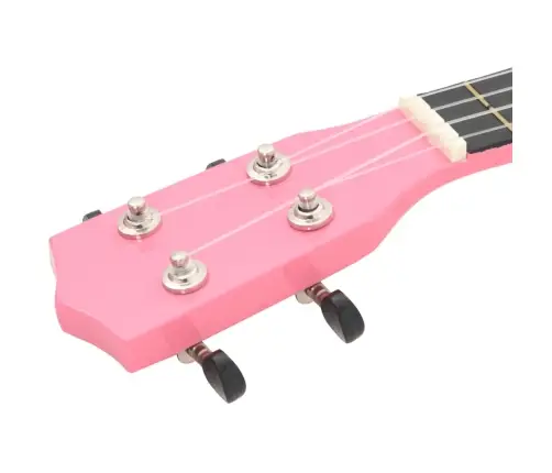 Soprano Ukulėlės Rinkinys Su Dėklu Vaikams, Rožinė, 21"