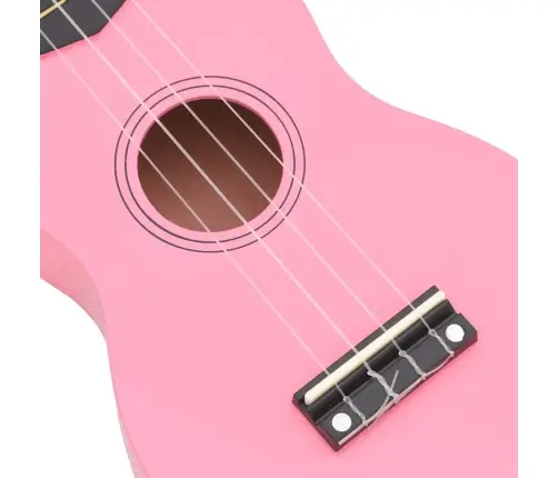 Soprano Ukulėlės Rinkinys Su Dėklu Vaikams, Rožinė, 21"