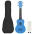Soprāna Bērnu Ukulele Ar Somu, Zilgana, 21" Vidaxl