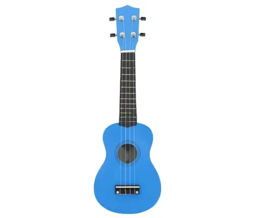 Sopran Ukulele Komplekt Kotiga Lastele Sinine 21"