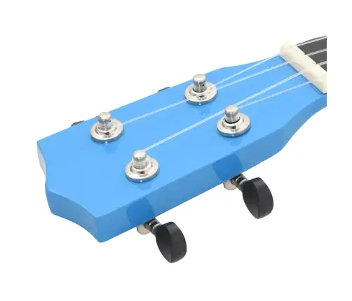 Sopran Ukulele Komplekt Kotiga Lastele Sinine 21"