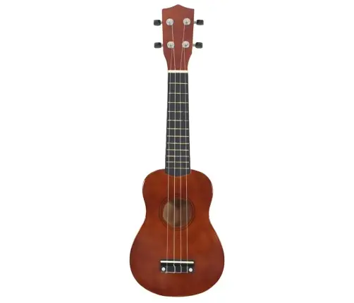 Soprano Ukulėlės Rinkinys Su Dėklu Vaikams, Tamsi Medienos, 23"