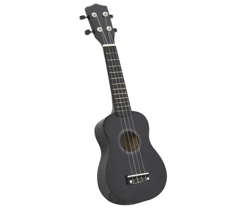 Soprāna Bērnu Ukulele Ar Somu, Melna, 23