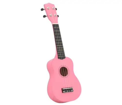 Sopran Ukulele Komplekt Kotiga Lastele Roosa 23"