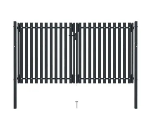 Divviru Žoga Vārti, 306X150 Cm, Tērauds, Antracītpelēki Vidaxl