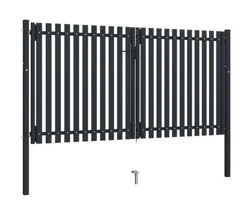 Divviru Žoga Vārti, 306X150 Cm, Tērauds, Antracītpelēki Vidaxl