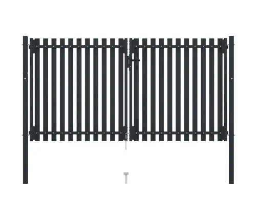 Divviru Žoga Vārti, 306X220 Cm, Tērauds, Antracītpelēki Vidaxl