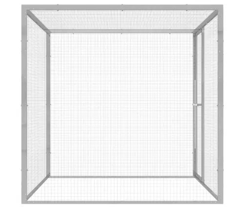 Narvas Katėms, 1,5X1,5X1,5M, Galvanizuotas Plienas