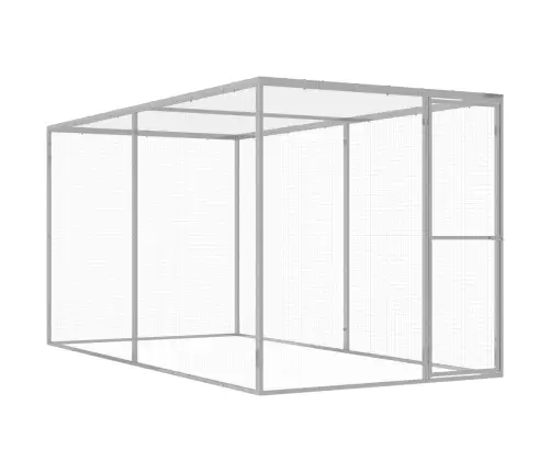 Kaķu Būris, 3X1,5X1,5 M, Cinkots Tērauds Vidaxl