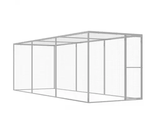 Kaķu Būris, 4,5X1,5X1,5 M, Cinkots Tērauds Vidaxl