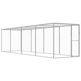 Kaķu Būris, 6X1,5X1,5 M, Cinkots Tērauds Vidaxl