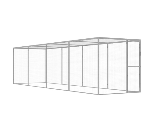 Kaķu Būris, 6X1,5X1,5 M, Cinkots Tērauds Vidaxl