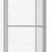 Kaķu Būris, 6X1,5X1,5 M, Cinkots Tērauds Vidaxl