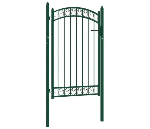 Žoga Vārti Ar Arkveida Formu, Zaļi, 100X150 Cm, Tērauds Vidaxl