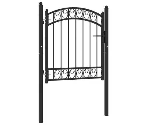 Aiavärav Kumera Ülaosaga, Teras, 100 X 100 cm Must