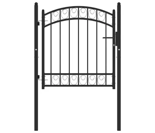 Aiavärav Kumera Ülaosaga, Teras, 100 X 100 cm Must