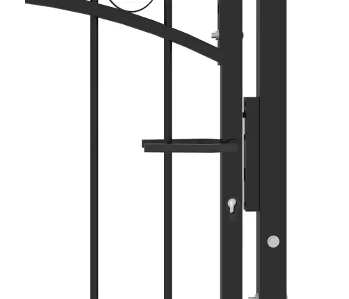 Aiavärav Kumera Ülaosaga, Teras, 100 X 100 cm Must