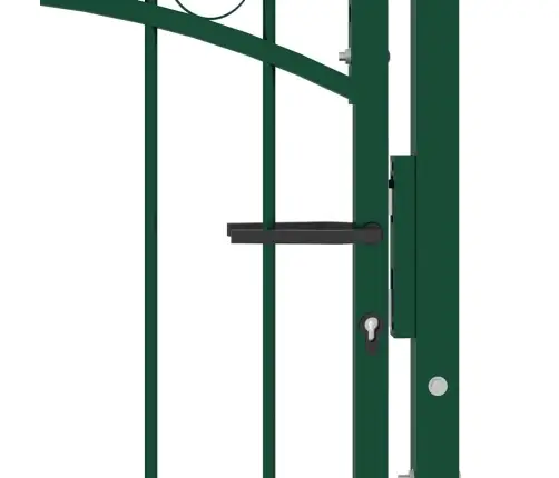 Žoga Vārti Ar Pīķiem Augšpusē, 100X150 Cm, Zaļš Tērauds Vidaxl