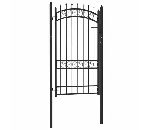 Vartai Su Smaigais, Juodos Spalvos, 100X175cm Plienas