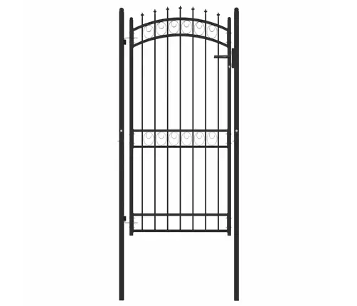 Vartai Su Smaigais, Juodos Spalvos, 100X200cm Plienas