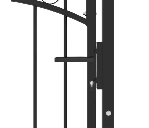 Vartai Su Smaigais, Juodos Spalvos, 100X200cm Plienas