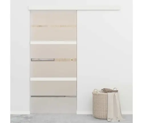 Liuguks, Esg-Klaas Ja Alumiinium, 90 X 205 cm Hõbedane