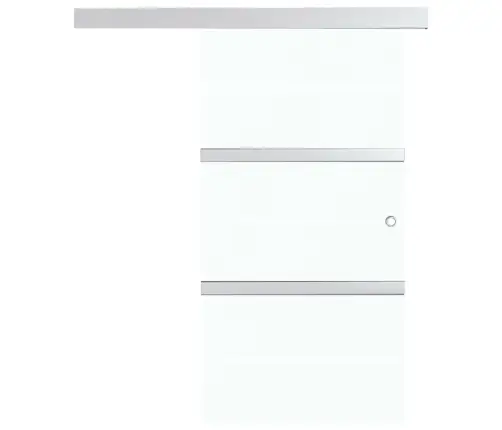 Lükanduks, Pehmed Piirajad, Esg-Klaas Ja Alumiinium 90 X 205 Cm