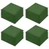 Drošības Flīzes, 24 Gab., Zaļas, 50X50X3 Cm, Gumija Vidaxl
