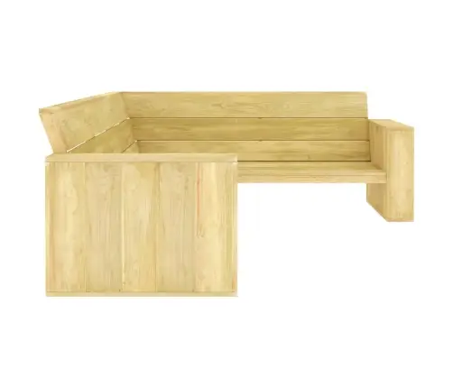 Sodo Poilsio Komplektas, 4 Dalių, Impregnuota Pušies Mediena