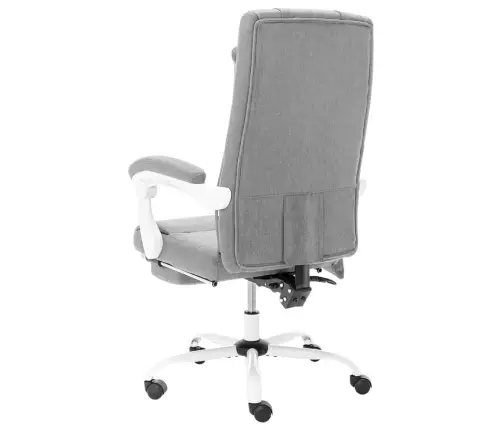 Biroja Masāžas Krēsls, Pelēks Audums Vidaxl