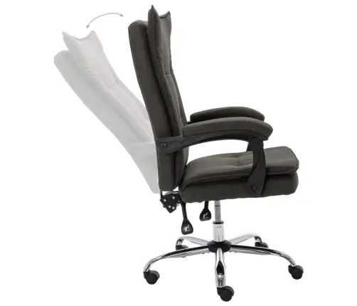 Biroja Krēsls, Pelēks Audums Vidaxl