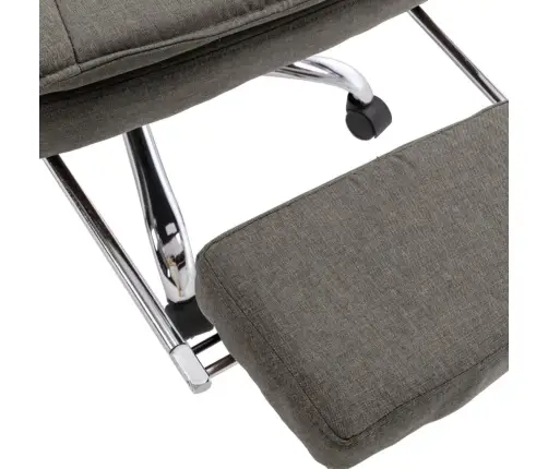 Biroja Krēsls, Pelēks Audums Vidaxl