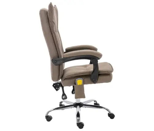 Masažinė Biuro Kėdė, Taupe Spalvos, Audinys