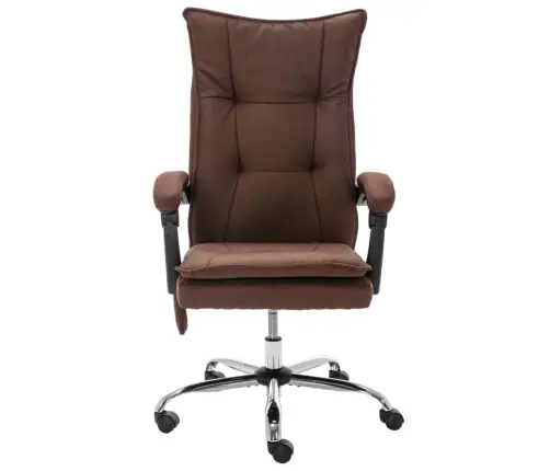 Biroja Masāžas Krēsls, Brūns Audums Vidaxl