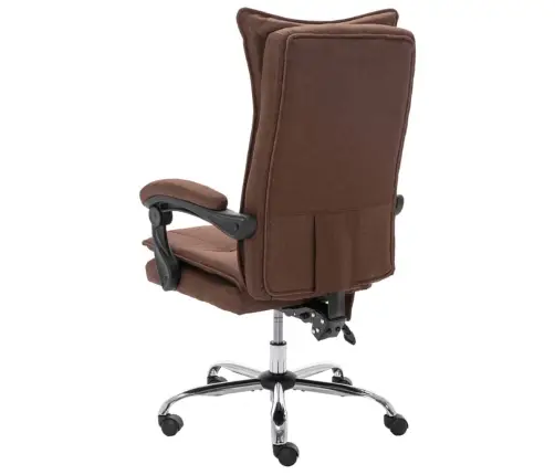 Biroja Masāžas Krēsls, Brūns Audums Vidaxl