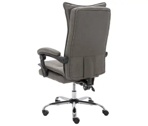 Biroja Masāžas Krēsls, Pelēks Audums Vidaxl