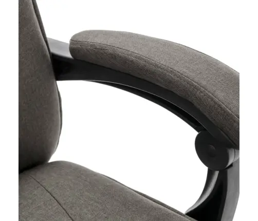 Biroja Masāžas Krēsls, Pelēks Audums Vidaxl