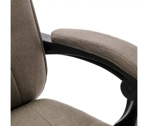 Biroja Masāžas Krēsls, Pelēkbrūns Audums Vidaxl