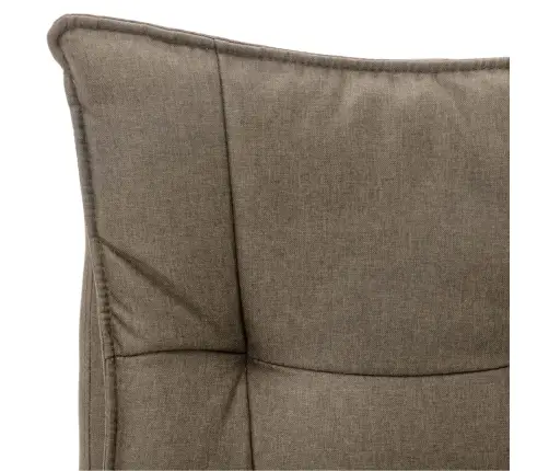 Biroja Masāžas Krēsls, Pelēkbrūns Audums Vidaxl