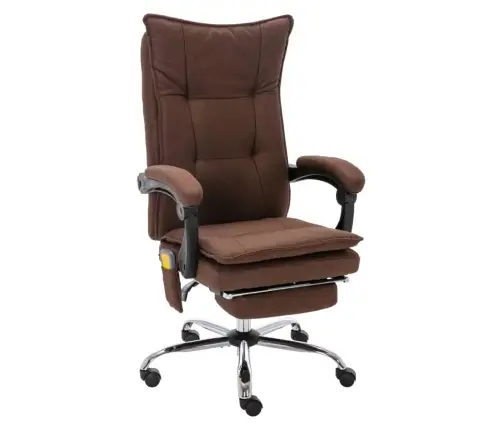 Masažinė Biuro Kėdė, Rudos Spalvos, Audinys
