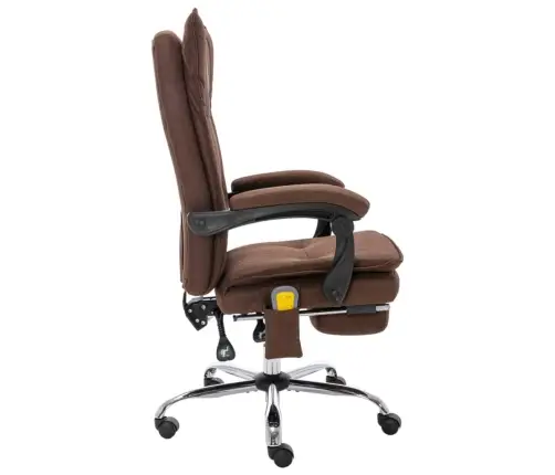 Masažinė Biuro Kėdė, Rudos Spalvos, Audinys