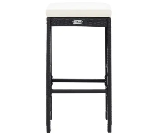 7-Daļīgs Dārza Bāra Mēbeļu Komplekts Ar Matračiem, Pe Rotangpalma Vidaxl