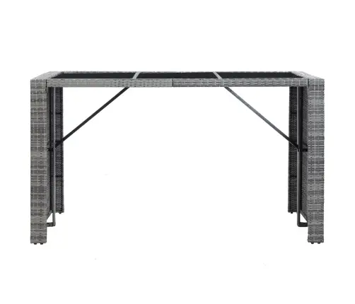 7-Osaline Aia Baarikomplekt Patjadega, Polürotang, Hall