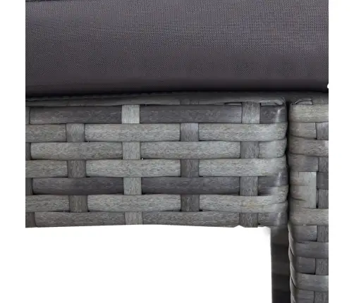 7-Osaline Aia Baarikomplekt Patjadega, Polürotang, Hall