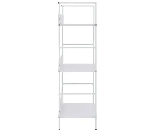 3 Riiuliga Raamaturiiul Valge 60X27,6X90,5 cm Tehispuit