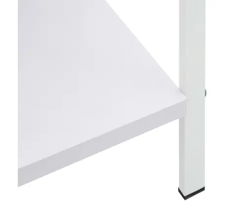 4-Līmeņu Grāmatplaukts, Balts, 60X27,6X124,5 Cm, Koks Vidaxl