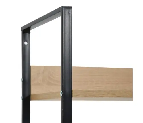 Knygų Lentyna, 5 Aukštų, Ąžuolo, 60X27,6X158,5cm Mediena